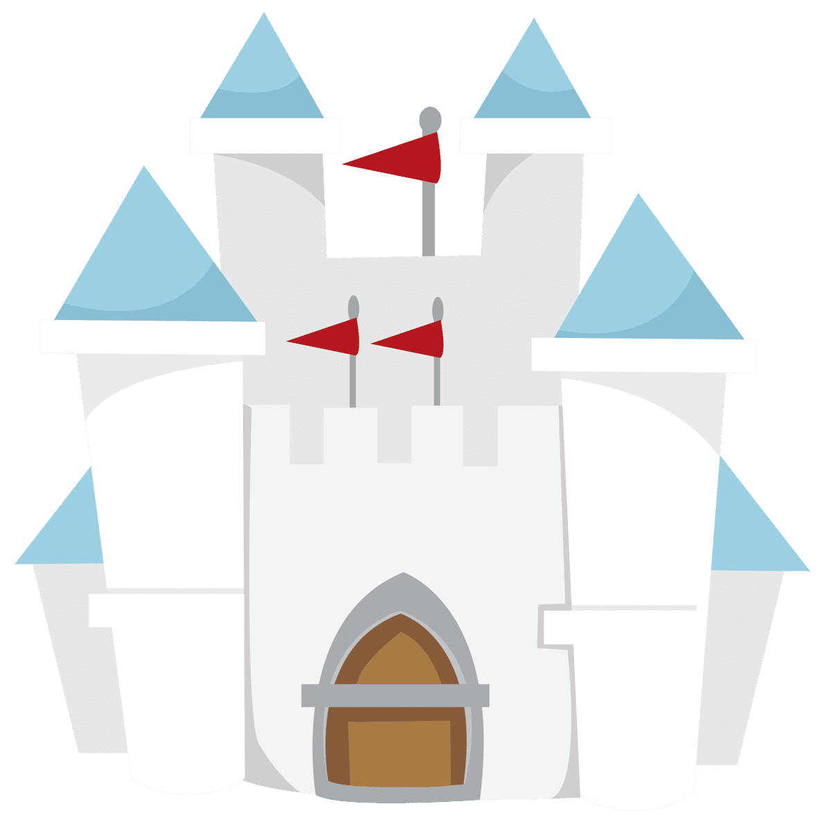 Castle branca de neve cute castelo clipart background