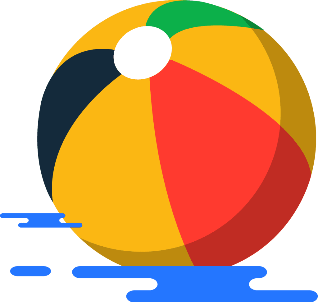 Beach ball for clipart picture