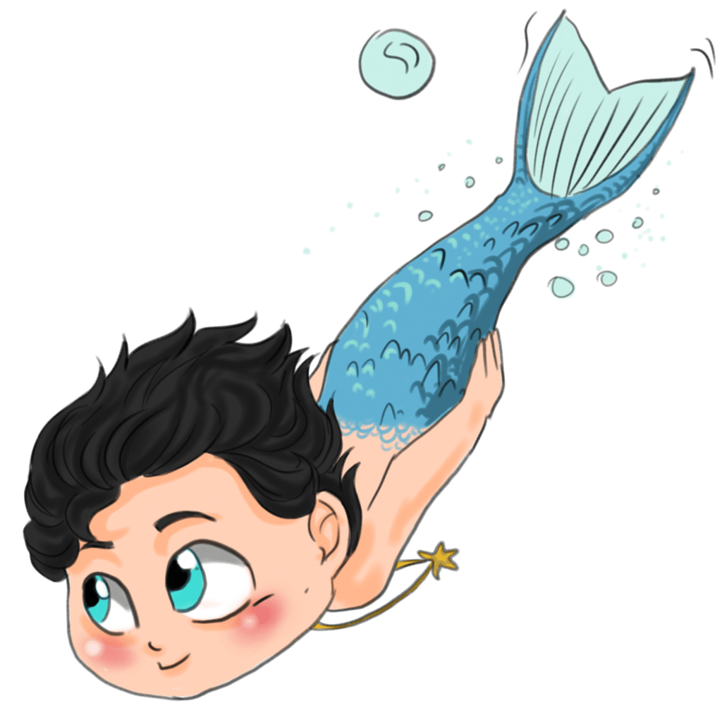 Hannibal mermaid au swimming boy by furiarossaandmimma deviantart clipart clip art