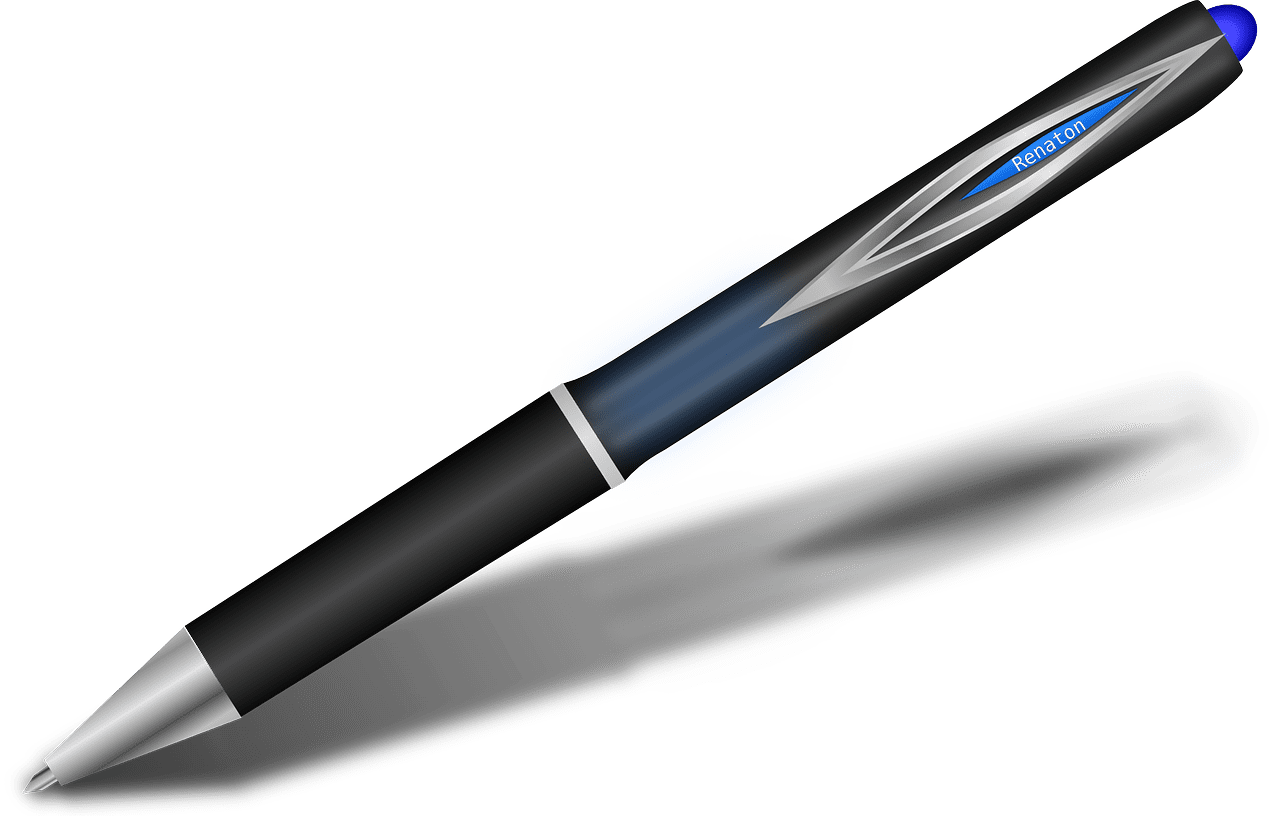 Pen ballpoint vector art graphics clipart