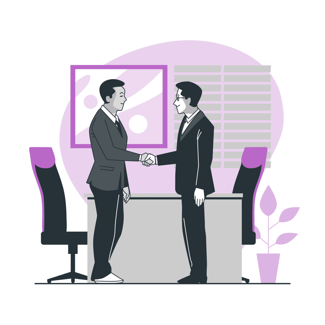 Handshake document clipart transparent