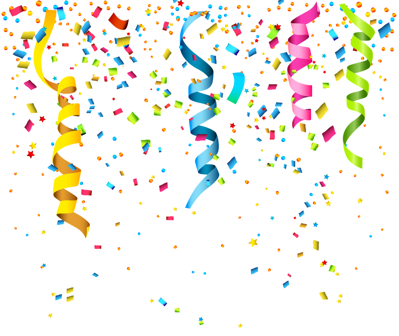 Confetti image clipart