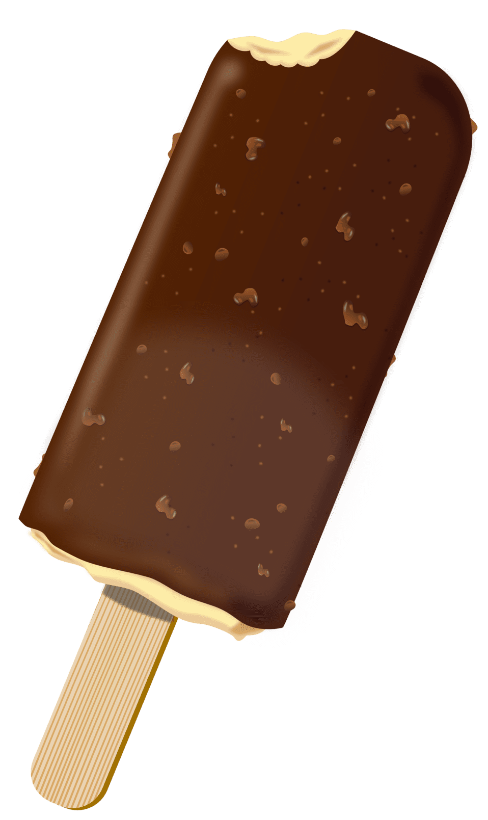 Clipart image choclate popsicle id