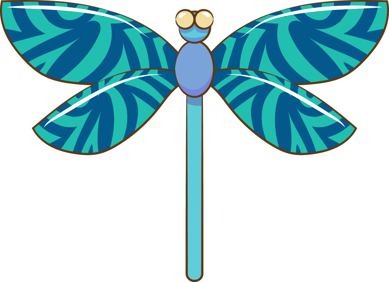 Dragonfly graphic clipart design picture 2