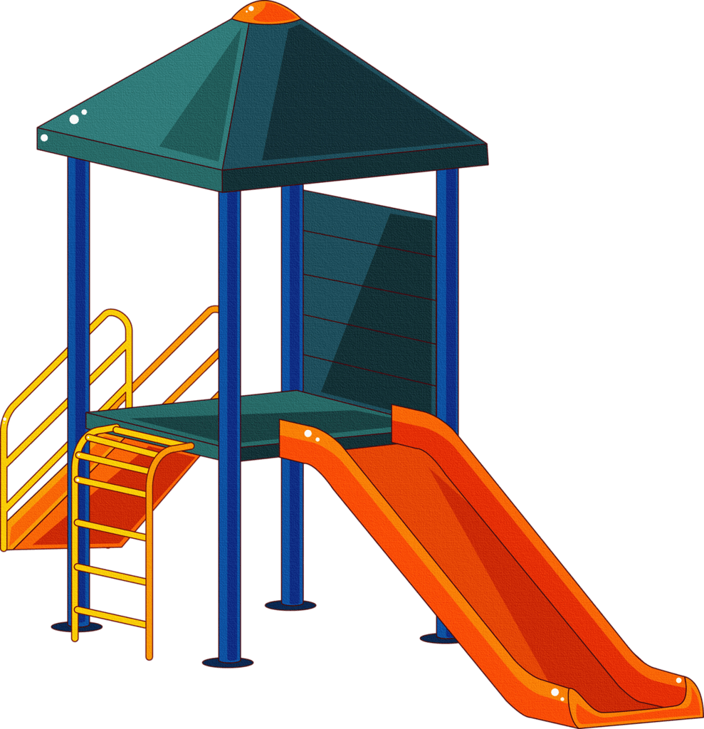 Children playground clipart background