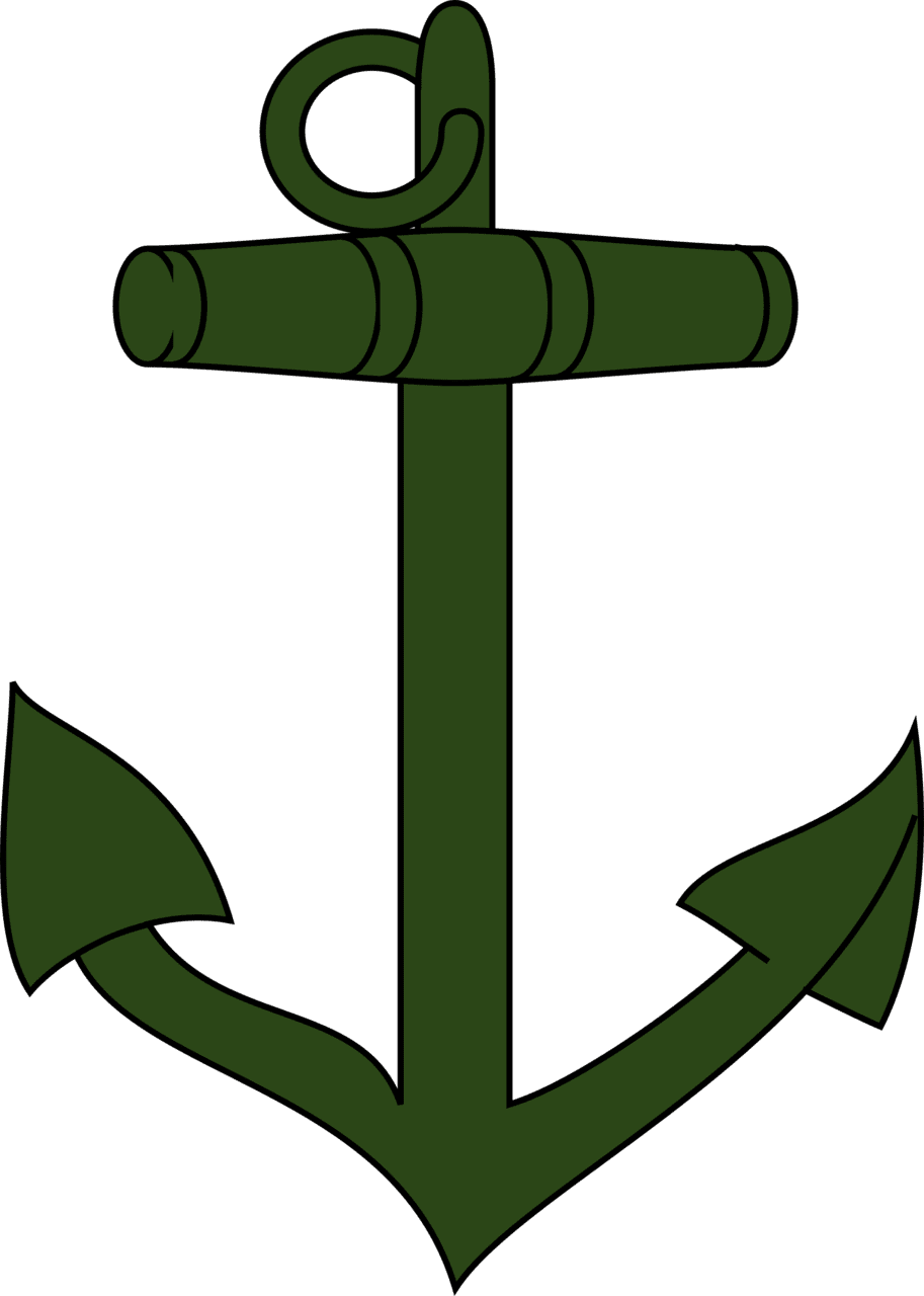 Green anchor vector clipart image photo cc images