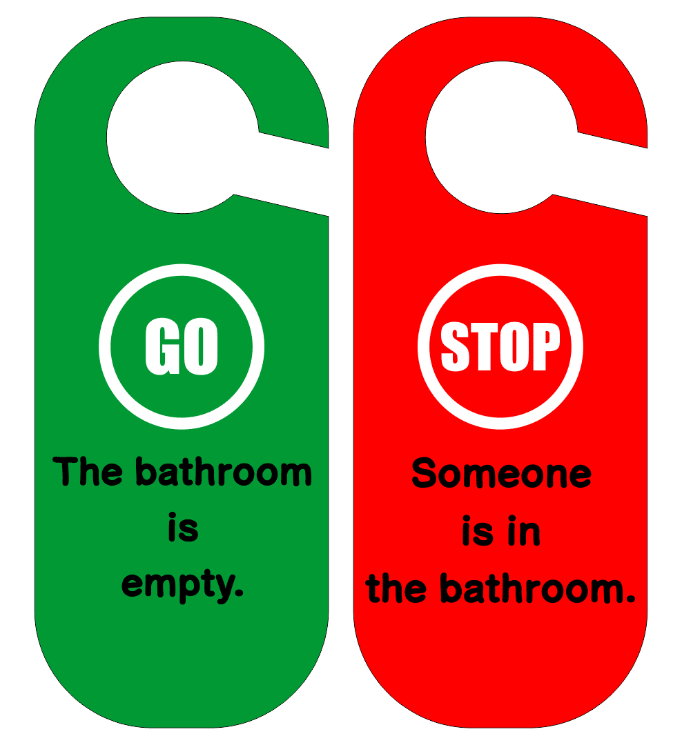 Toilet bathroom door signs printables printablee clipart clip art