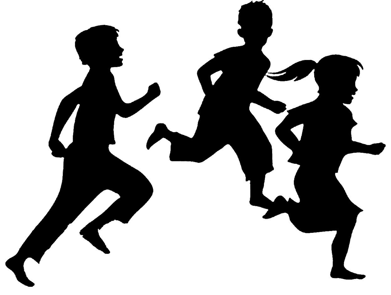 Running ideas girl silhouette clipart free