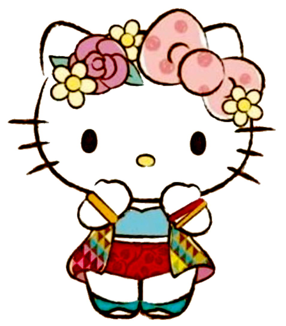 Hello kitty pin page clipart logo 7