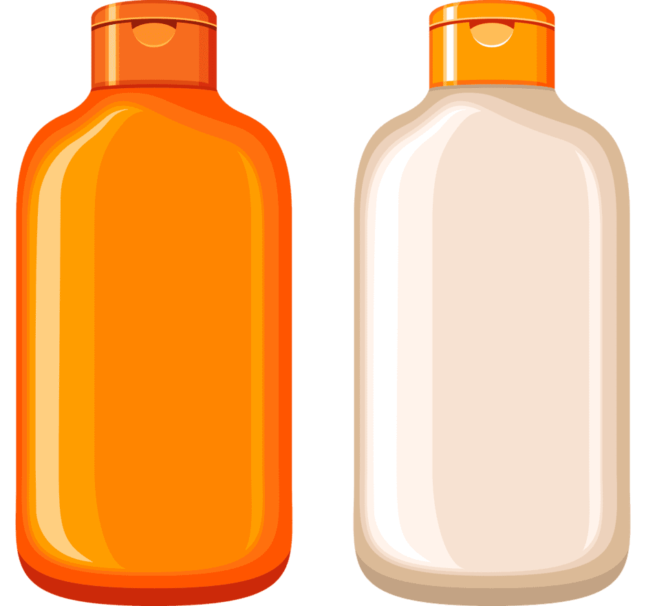 Water bottle page clipart clip art