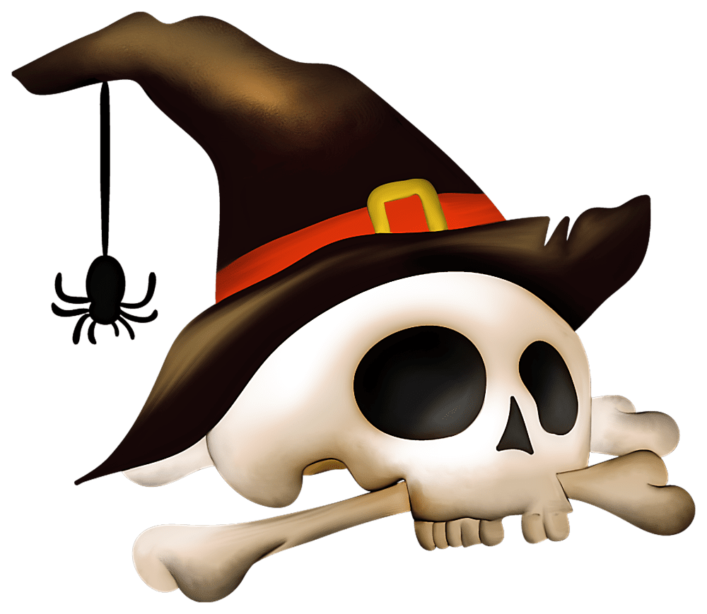 Skeleton halloween clipart picture