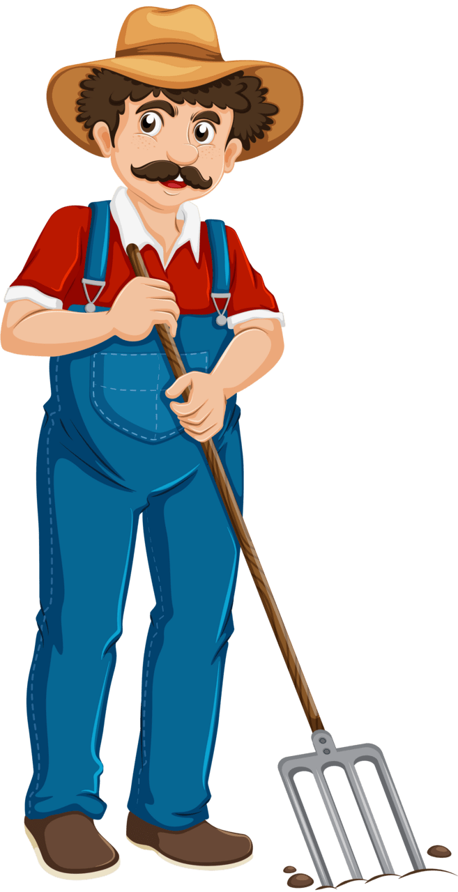 Farmer pin page clipart background