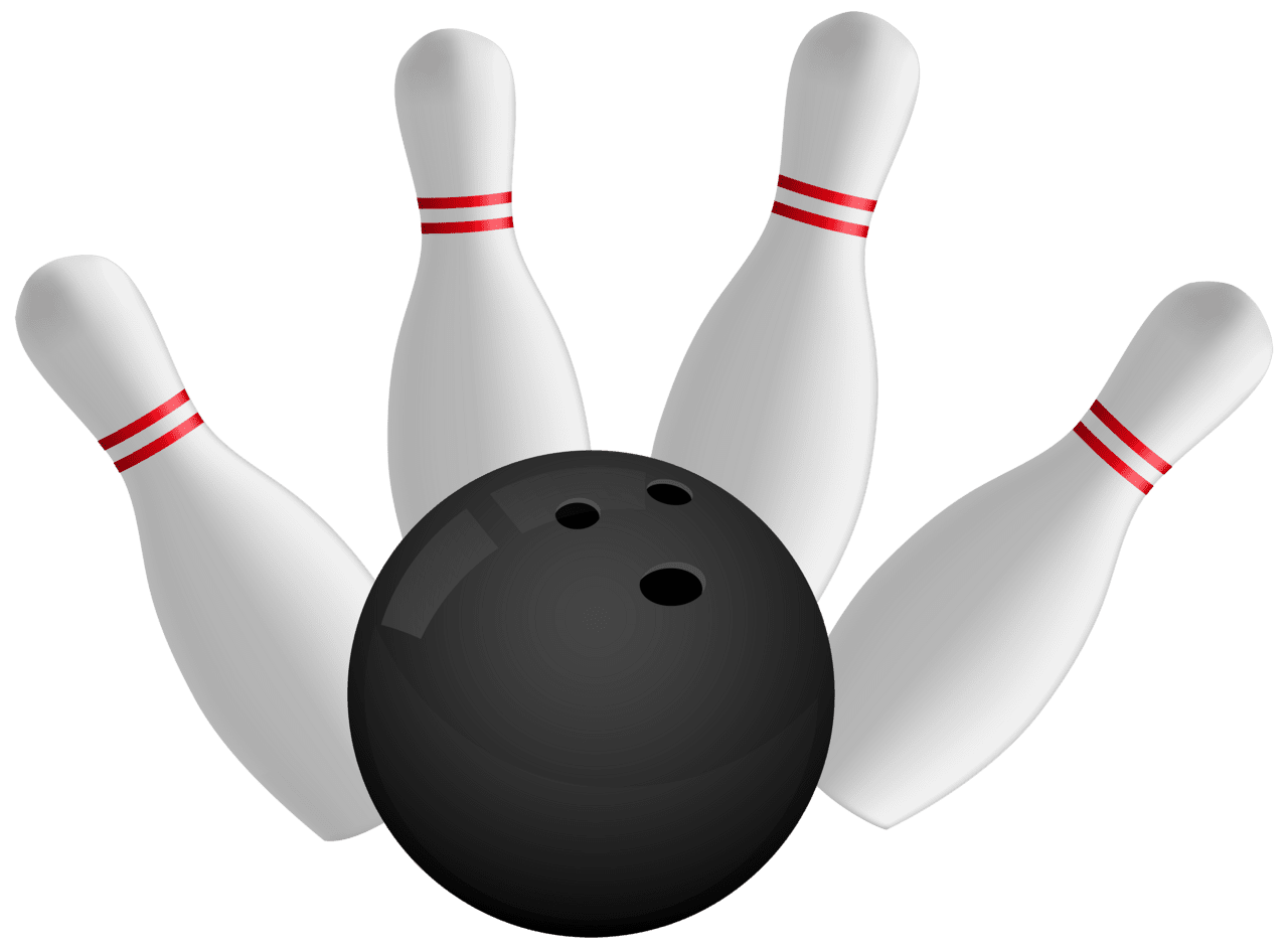 Ball bowling image for clipart