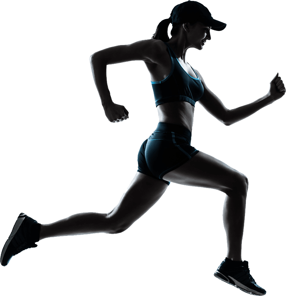 Exercise runn women clipart image