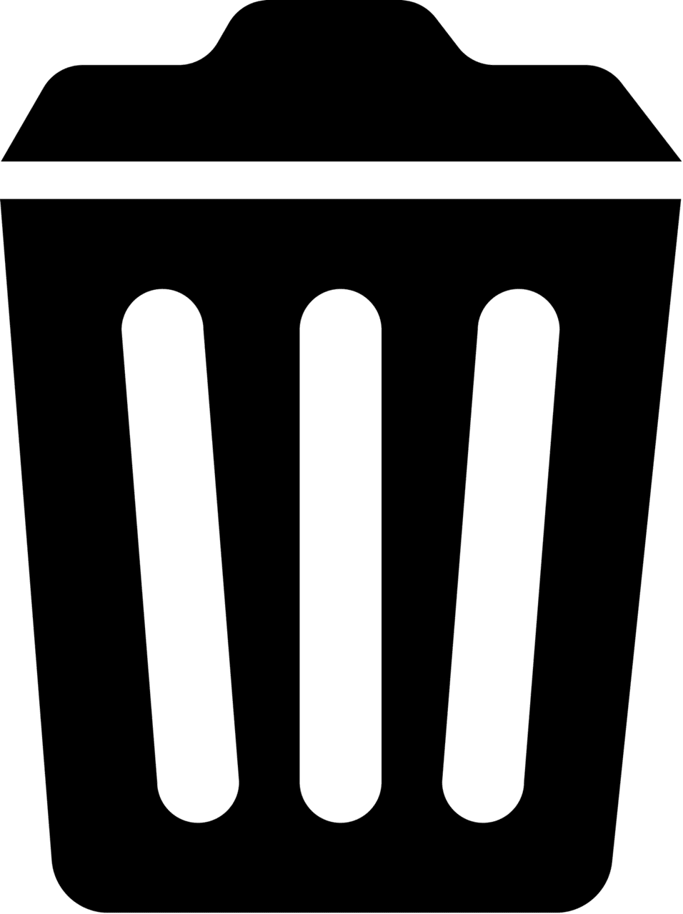 Trash can wa clipart logo