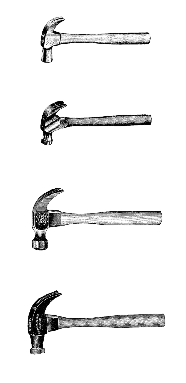 Hammer pin page clipart photo