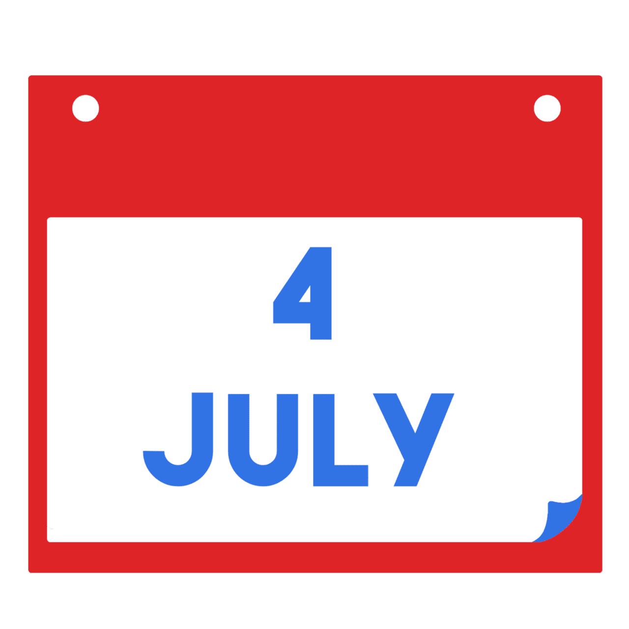 Th of july calendar clipart photo