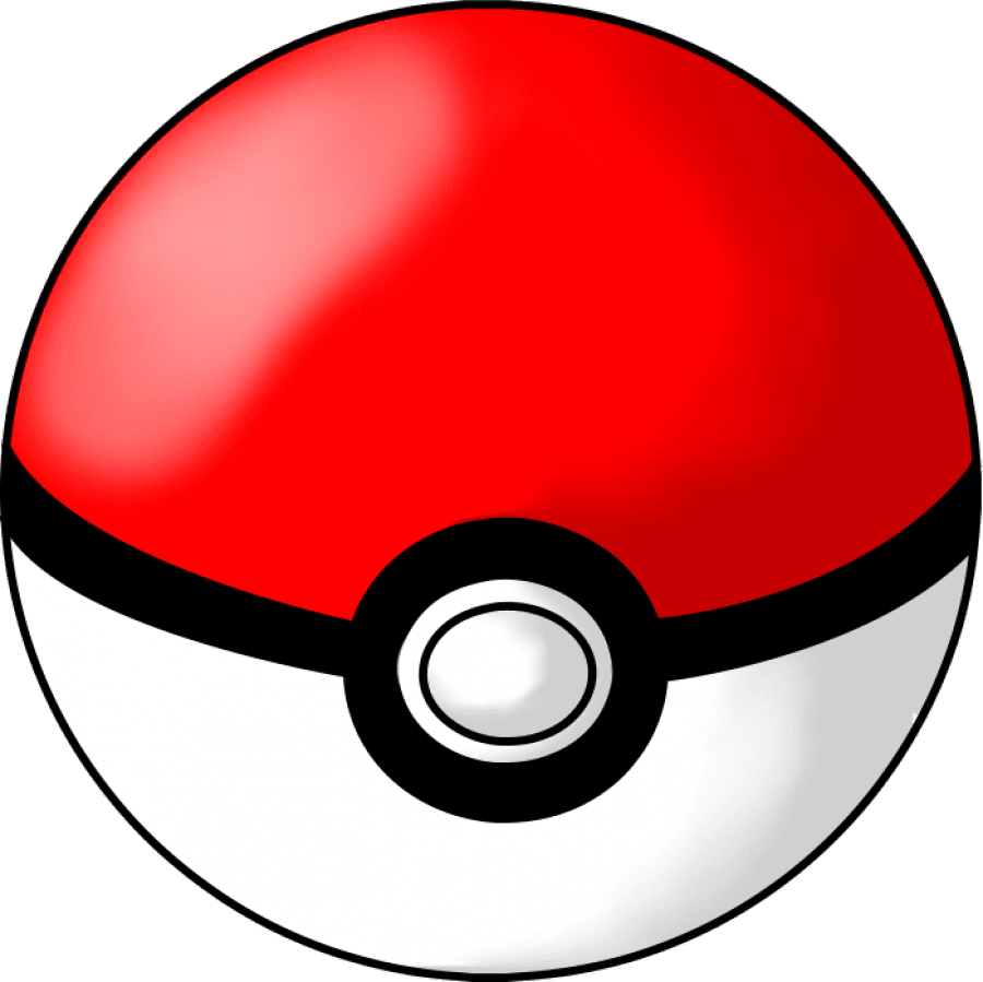 Poke ball clipart free