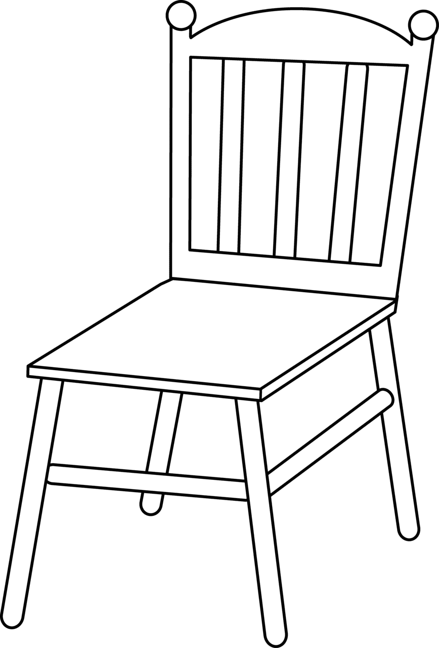 Chair pin page clipart background