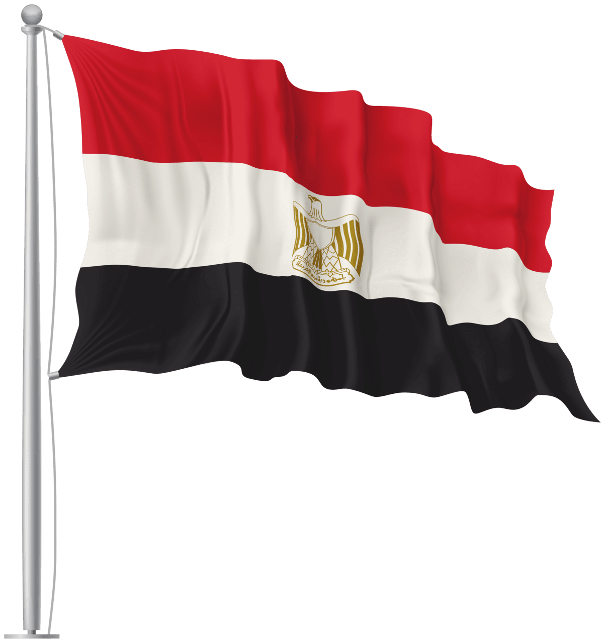 Egypt wav flag image clipart