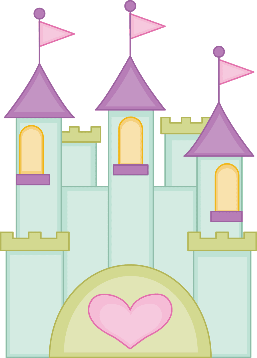 Castle pin page clipart photo 3