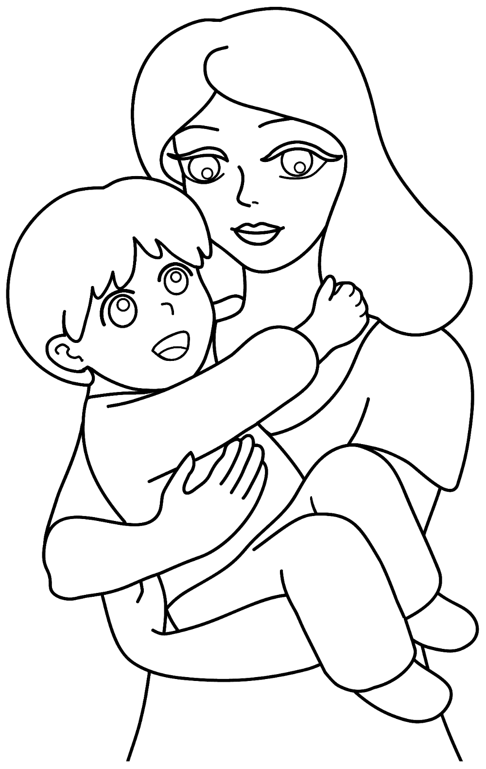 Mothering sunday cute clipart and coloring pages clip art