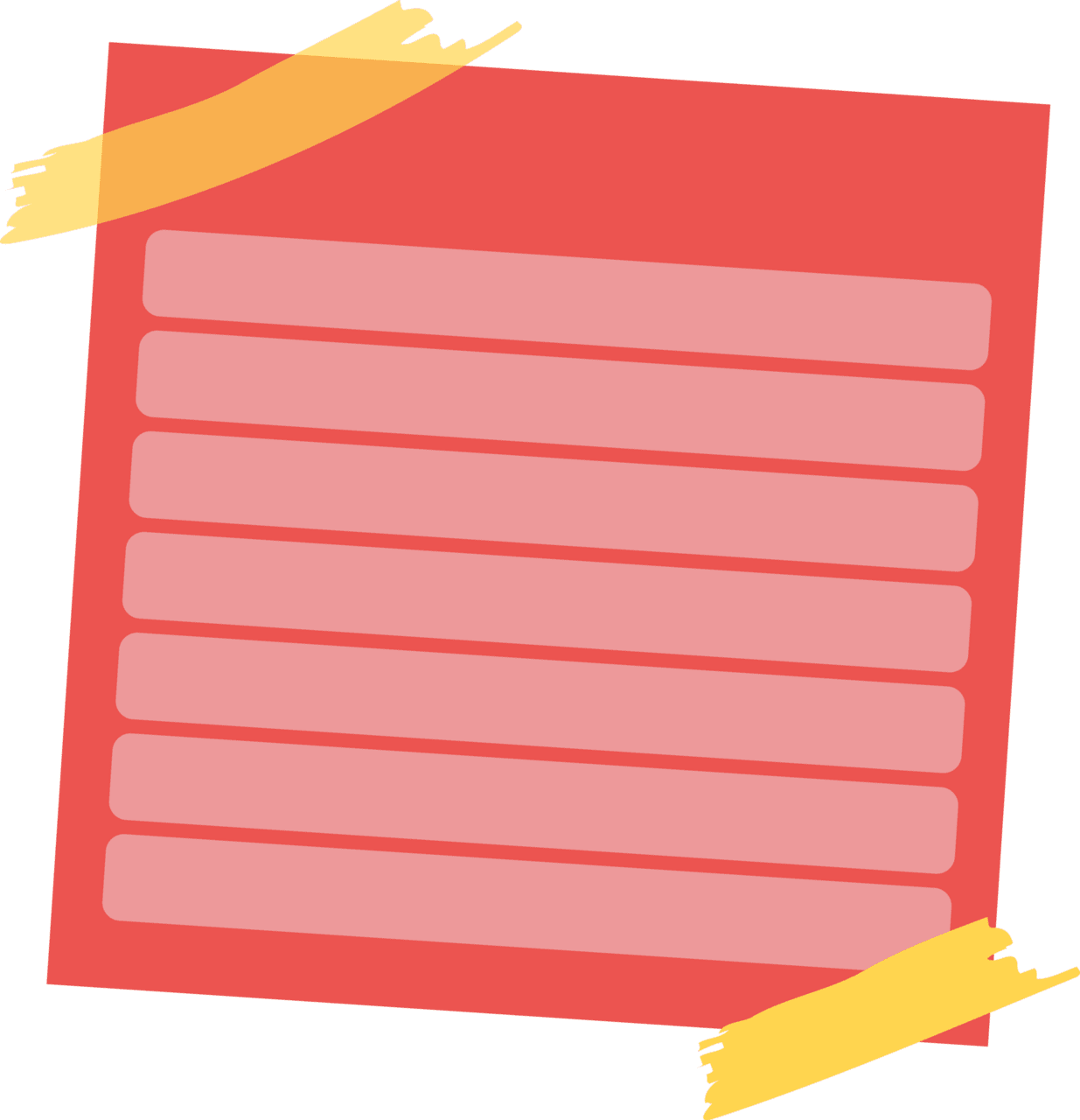 Post note reminder memo paper clipart logo