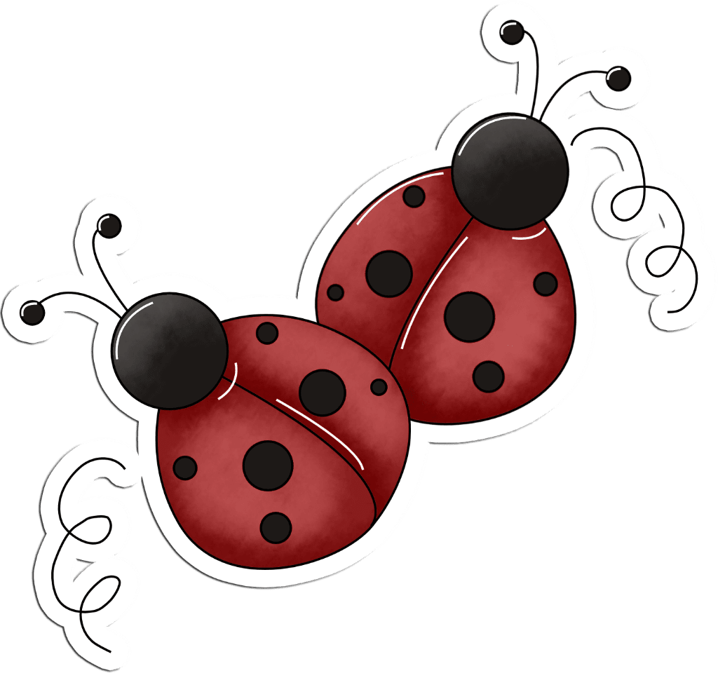 Ladybug pin page clipart photo 2