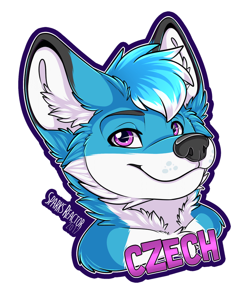 Wolf czech badge by sparksfur deviantart clipart image