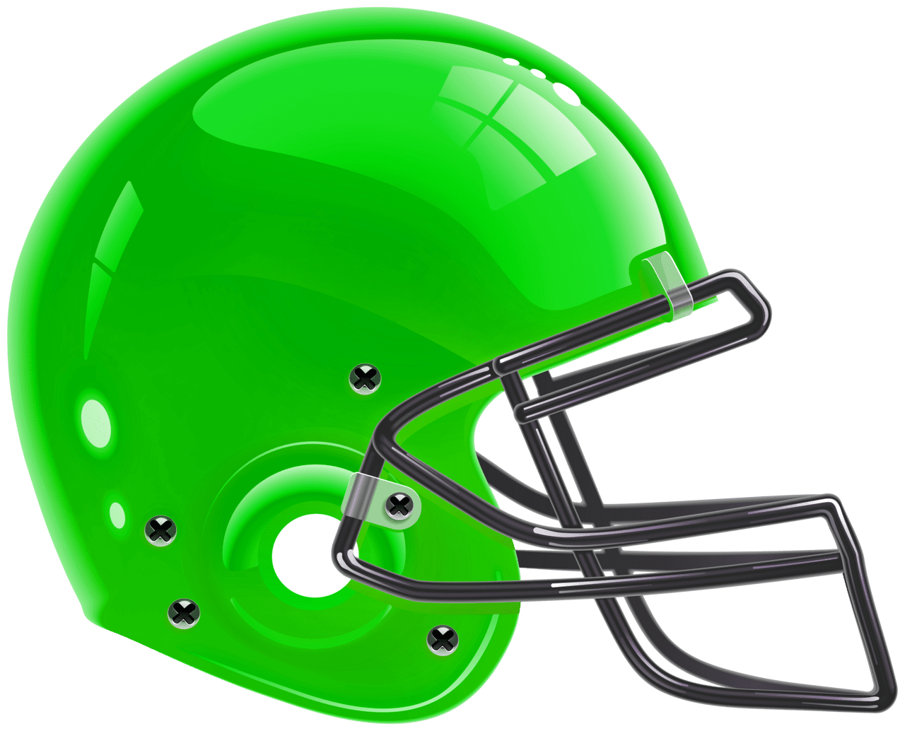 Green football helmet clipart best picture