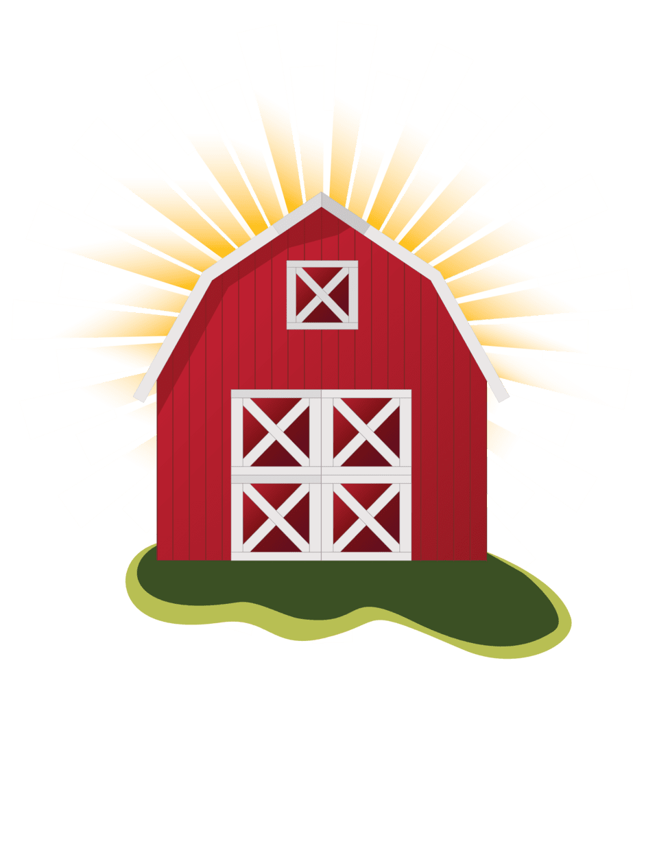 Clipart image red barn id