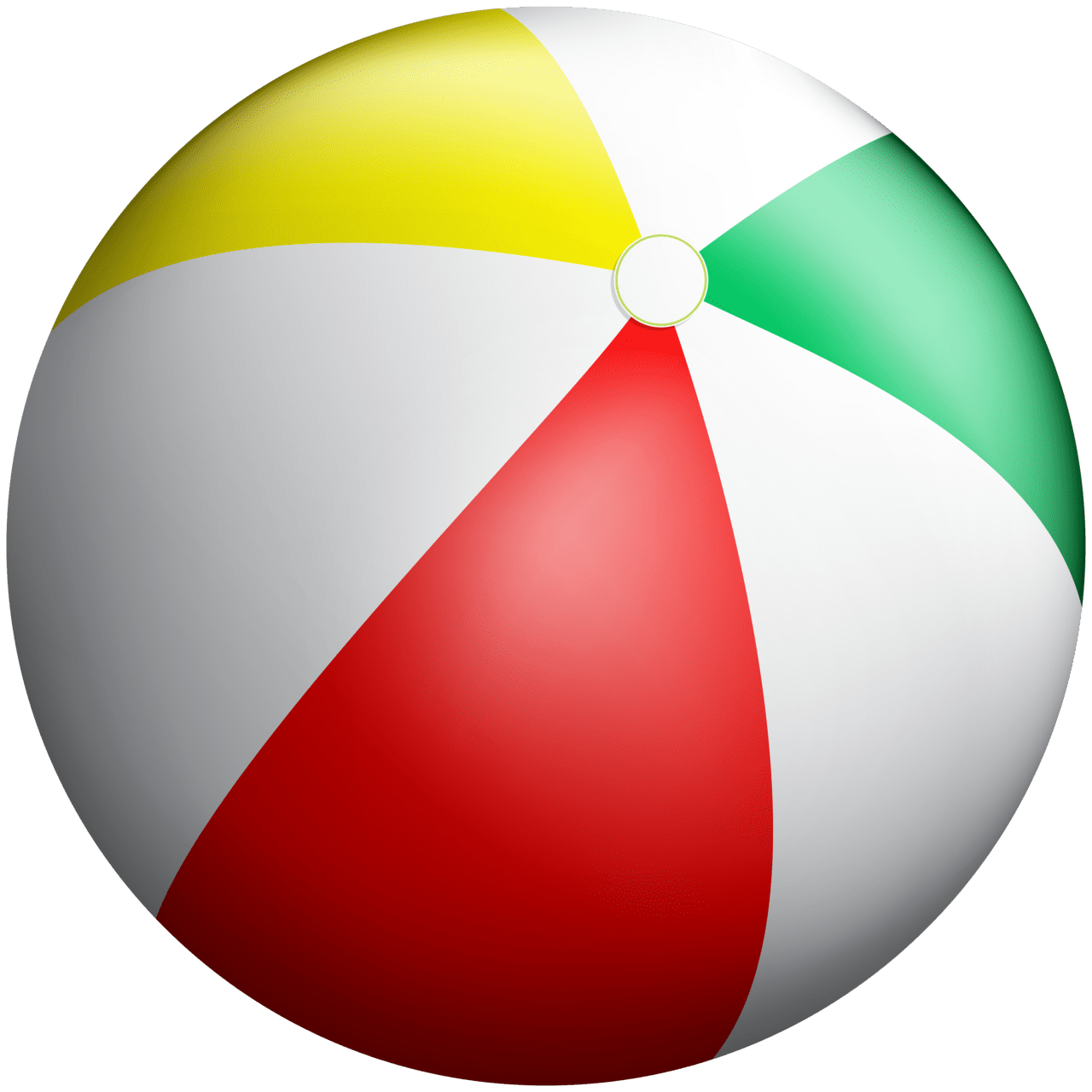 Colorful beach ball clipart image high quality images and