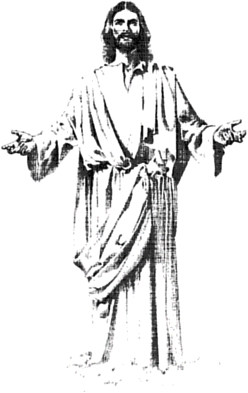 Jesus pin page clipart vector 3