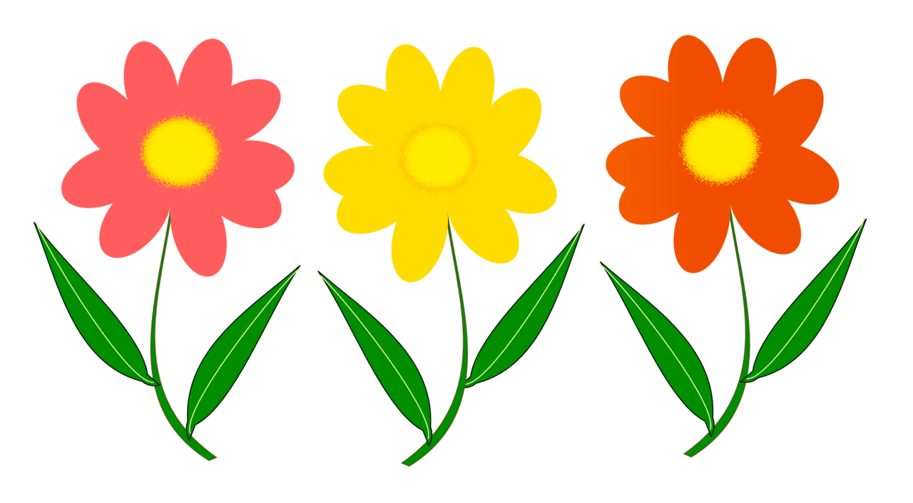 Spring flowers flower vector image for clipart