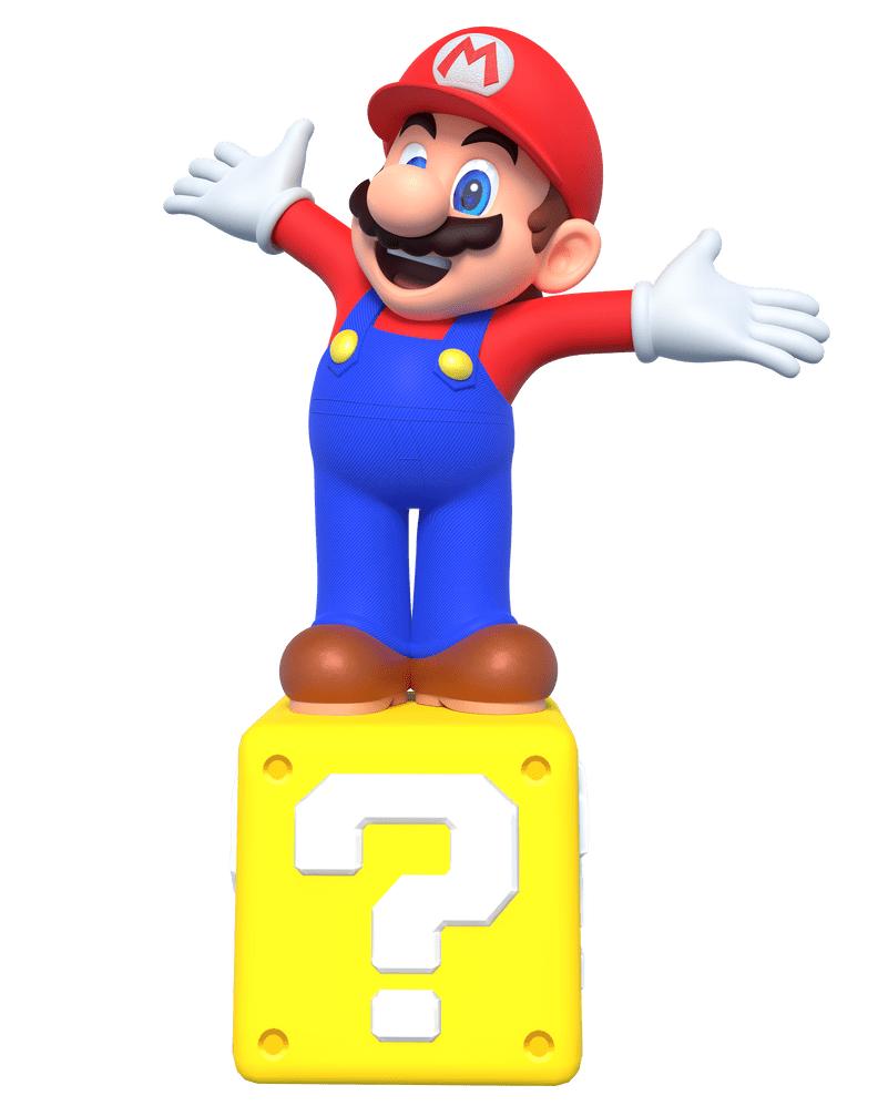 Mario standing question block by nintega dario deviantart clipart picture