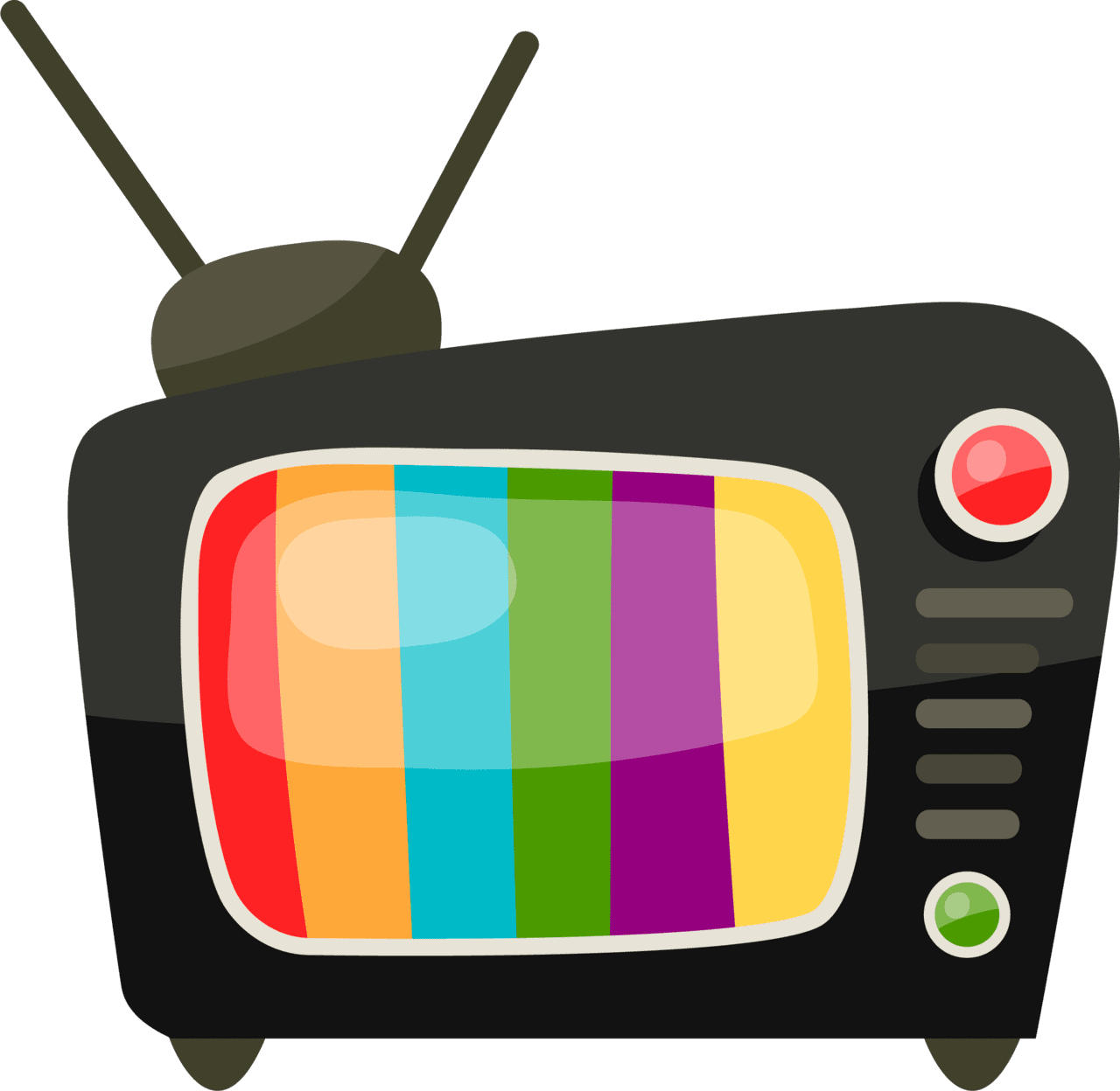 Television clipart image tv