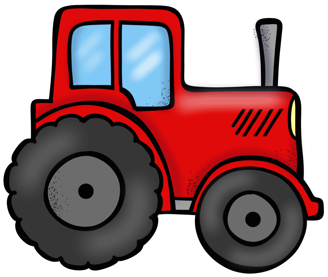 Tractor pin page clipart vector