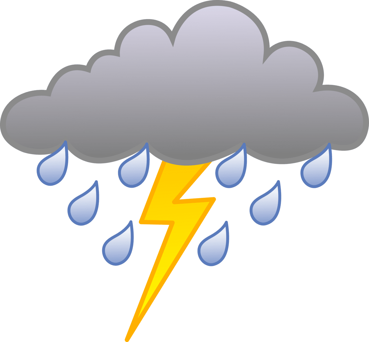 Rain add some electric energy with thunder and lightn clipart logo