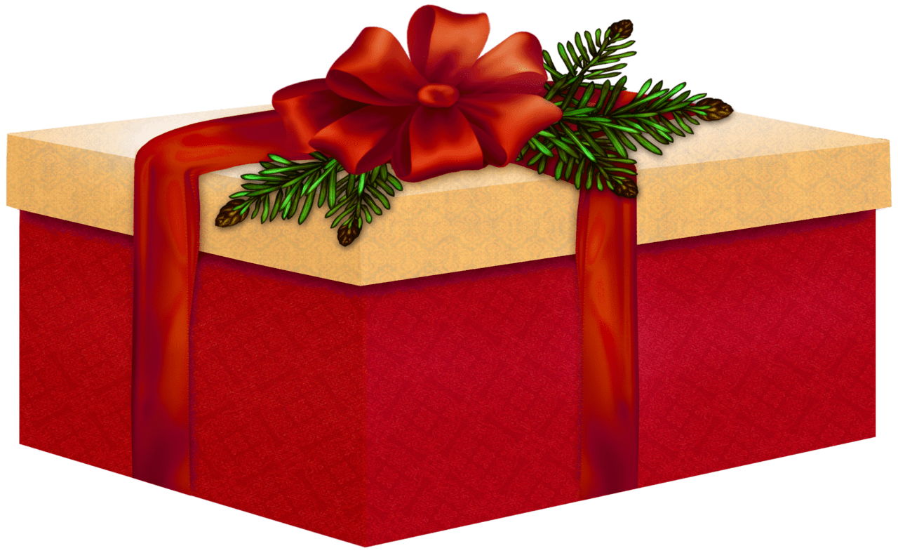 Christmas present clipart logo