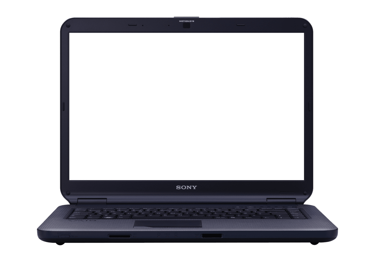 Laptop top view clipart free