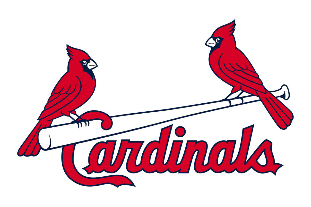 Baseball bat st louis cardinals logo vector bie supply clipart