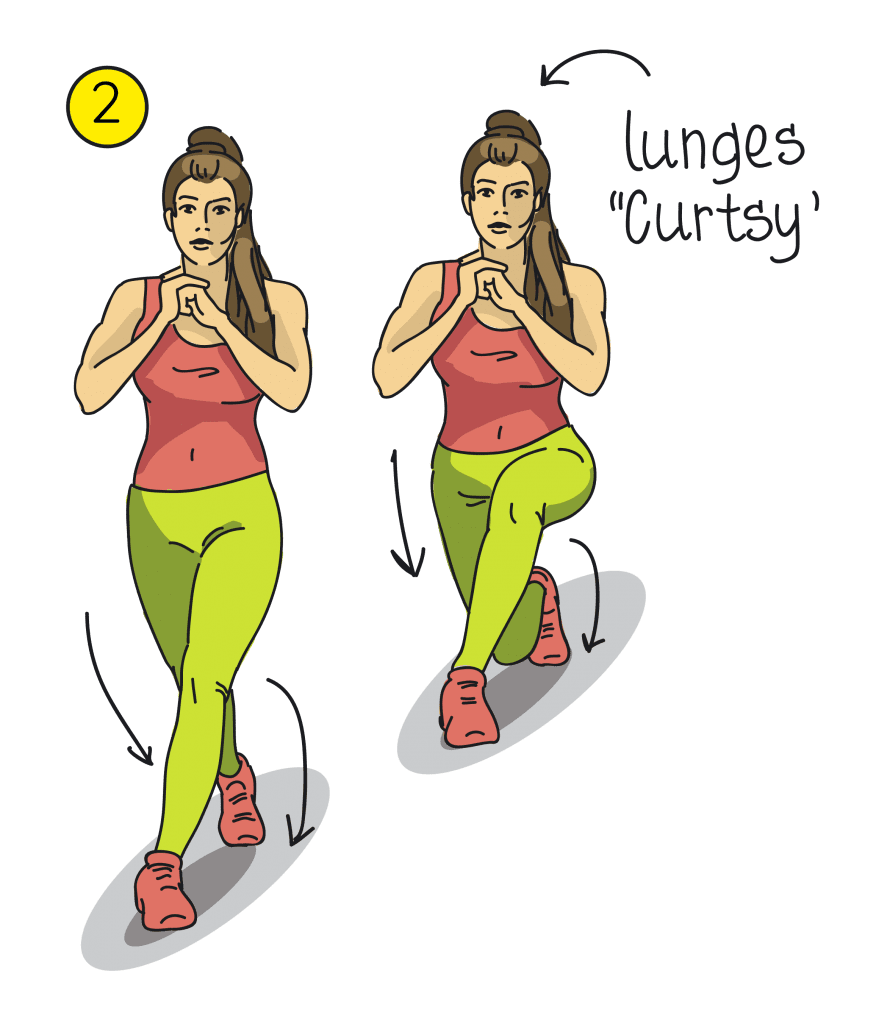 Exercise to tighten your butt and legs week plan rnrn clipart clip art