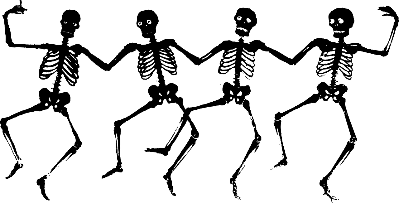 Skeleton jokes clipart clip art