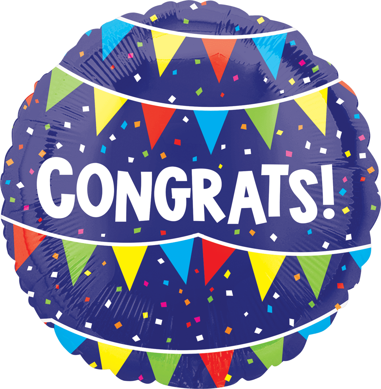 Congrats pennants clipart background