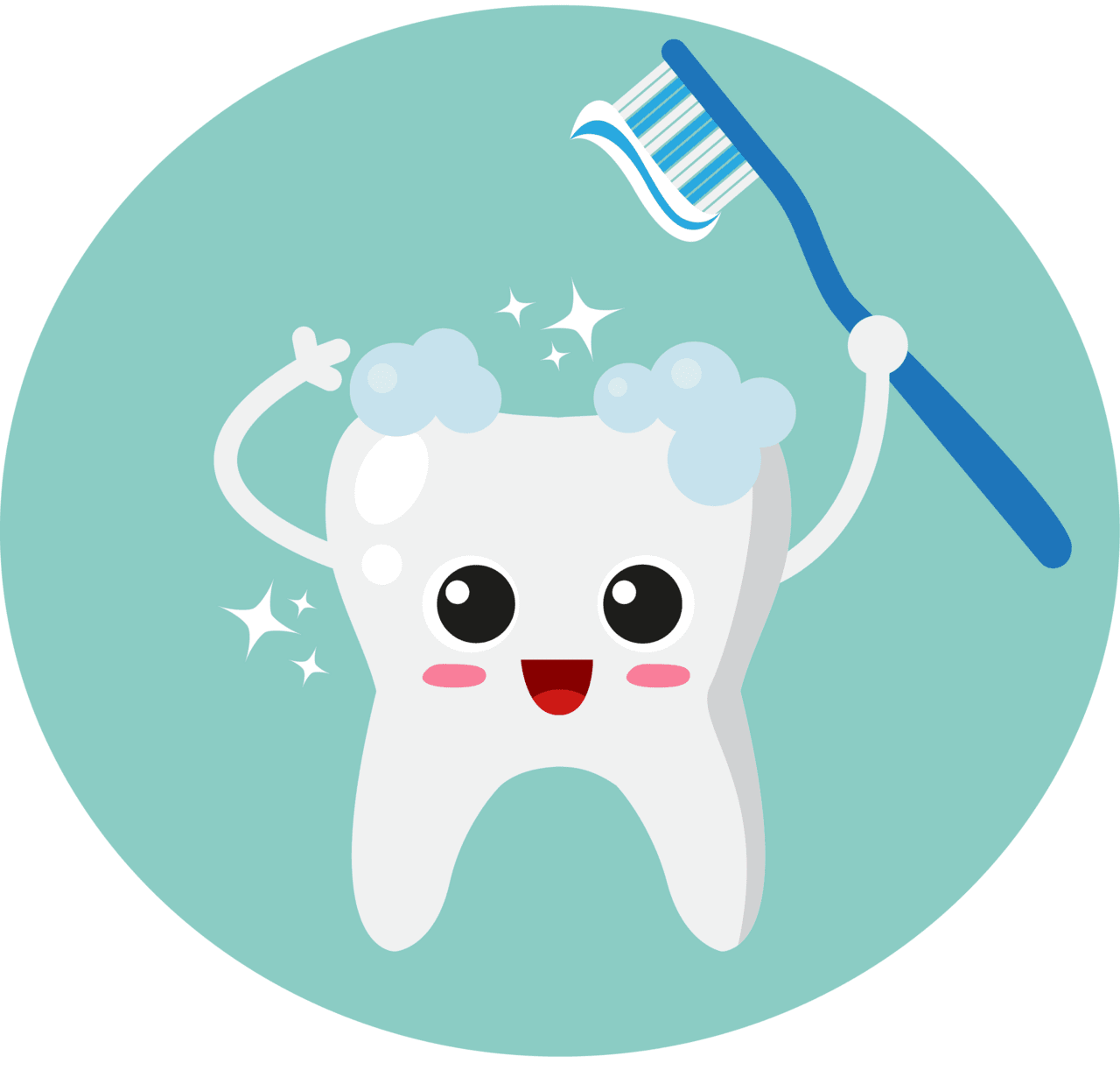 Brush teeth pediatric dental services canyon dentistry san ramon ca clipart image