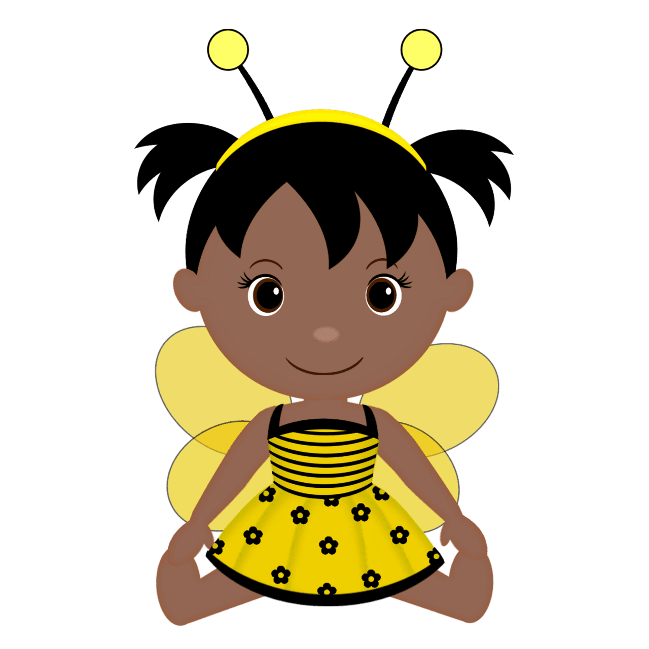 Bumblebee pin page clipart image