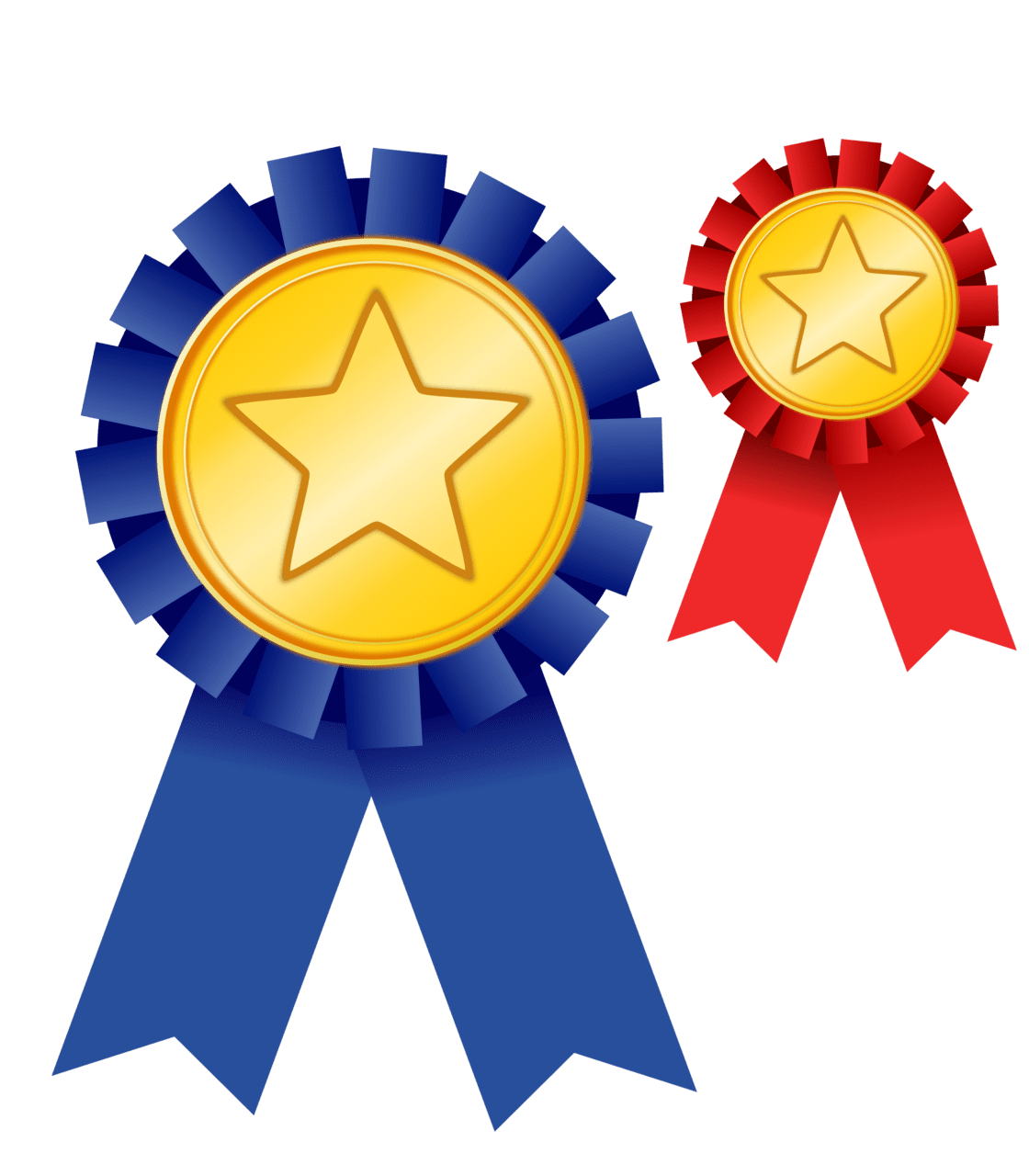 Trophy gold medal clipart transparent 2