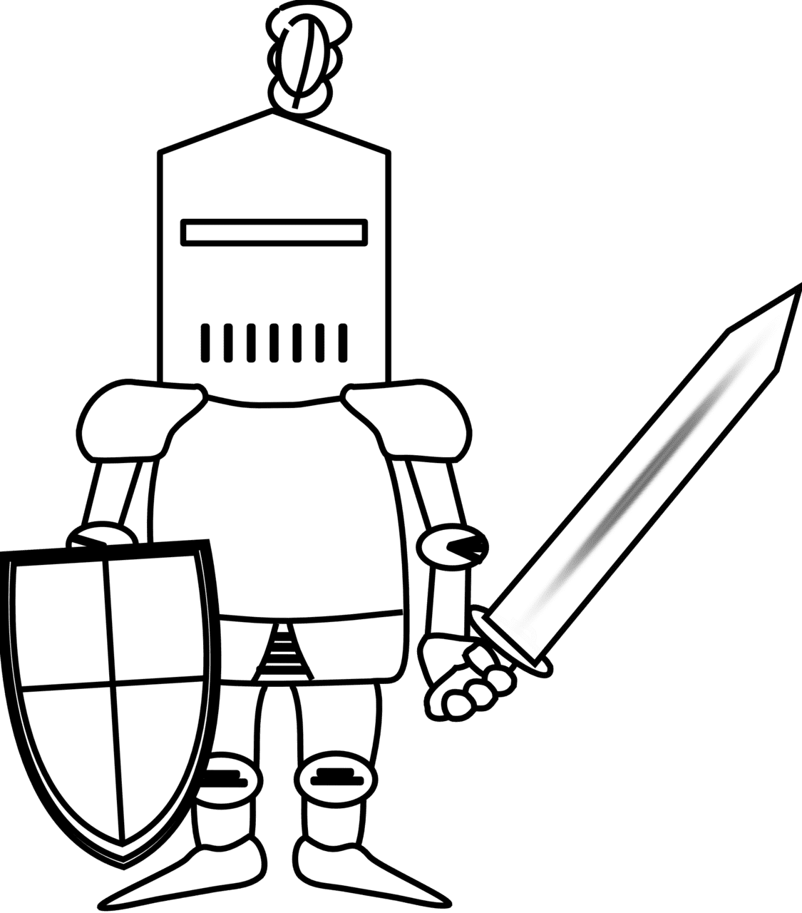 Black and white ritter knight line art coloring book colouring october clipart best free