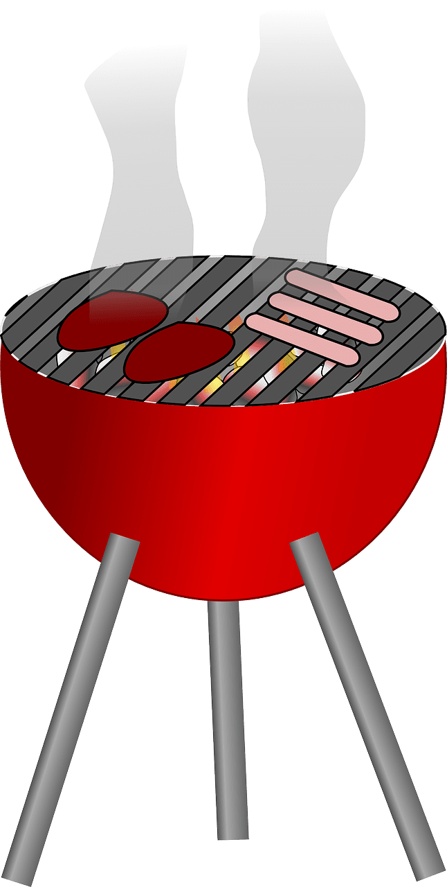 Barbecue bbq burgers vector graphic clipart