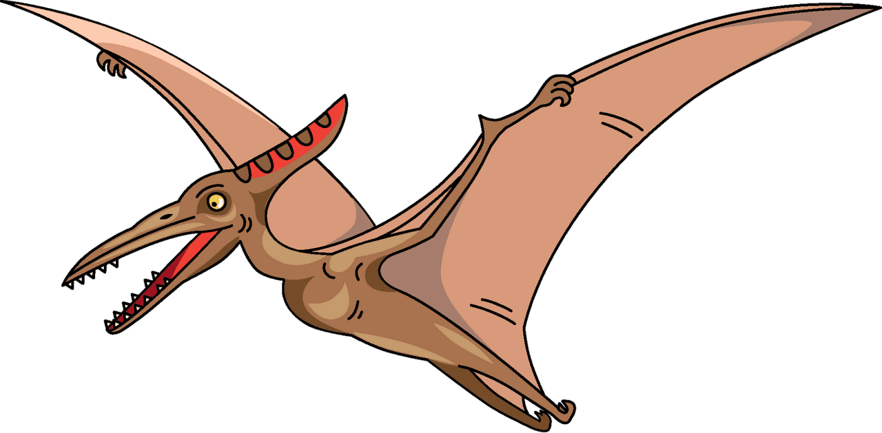 Dino pterodactyl vector clipart images creazilla 2